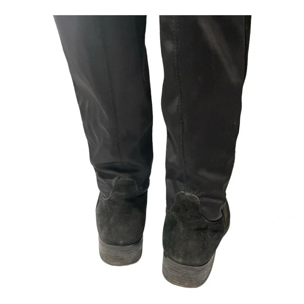 Blondo 'Eden' Over the Knee Waterproof Stretch Boot Black Suede size 8M